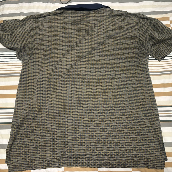 Vintage Izod Golf Polo - Pinewood Golf Club - Brown and Navy - Excellent Shape - Picture 2 of 5